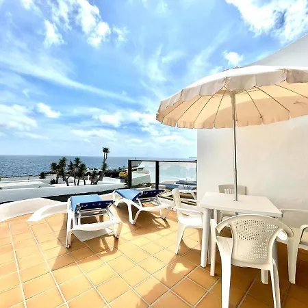 Bungalow Con Vistas Al Mar,freewifi, Terraza, Playa Cerca *