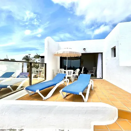 Bungalow Con Vistas Al Mar,freewifi, Terraza, Playa Cerca