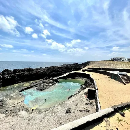 Bungalow Con Vistas Al Mar,freewifi, Terraza, Playa Cerca Charco del Palo